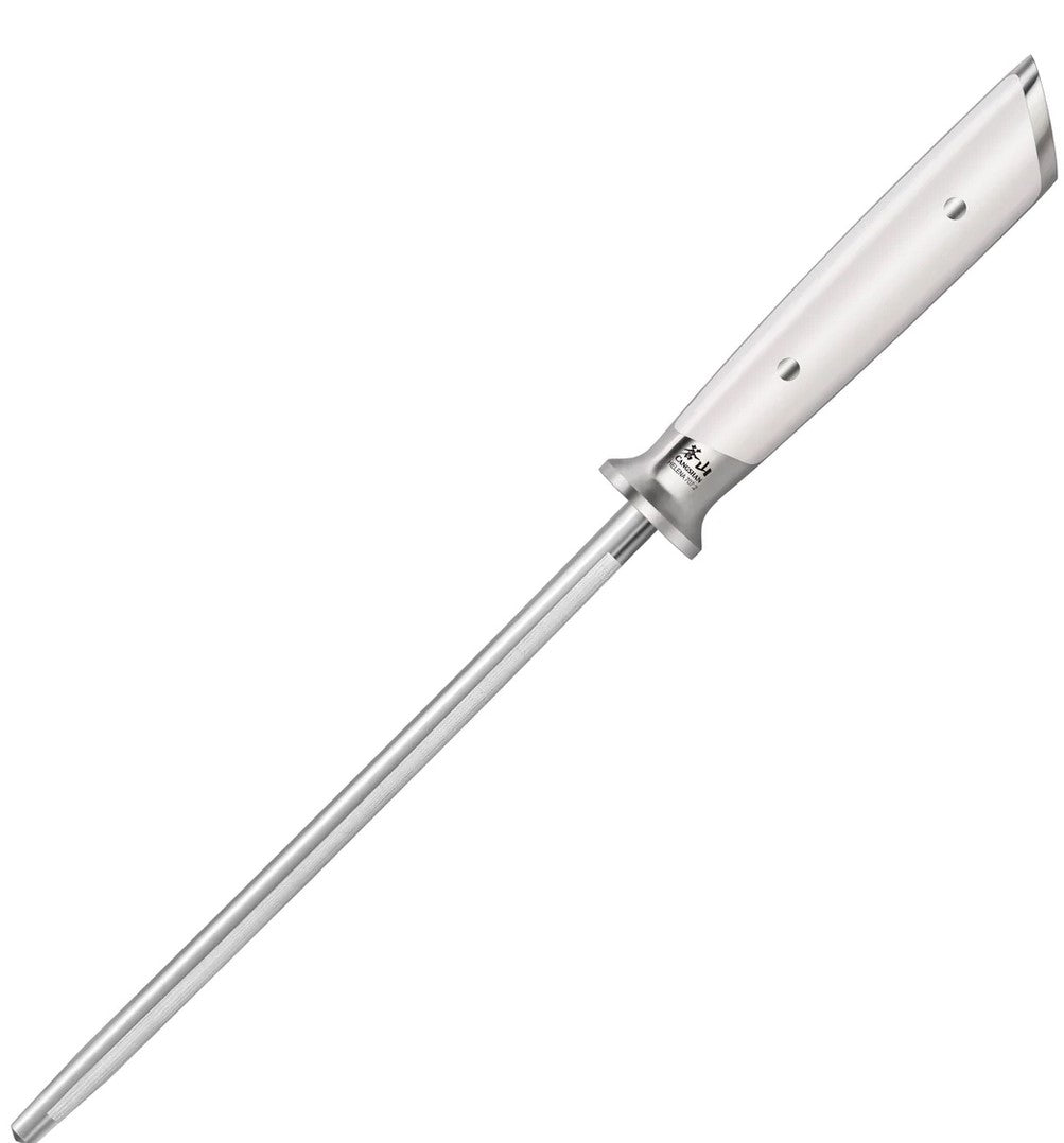 Cangshan Helena Honing Steel 8 inch WHITE
