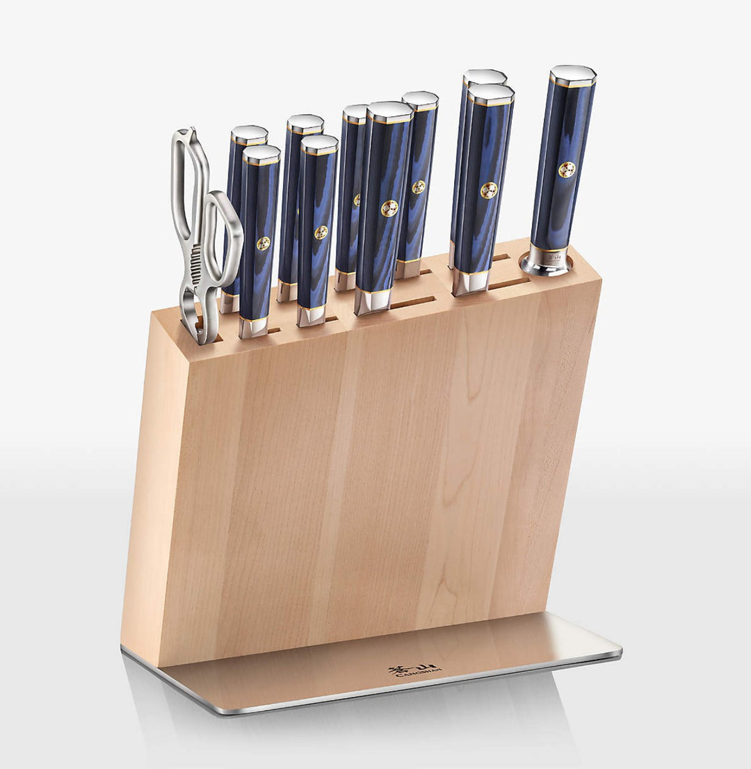 Cangshan Kita Blue Hua 12 pc Set Maple