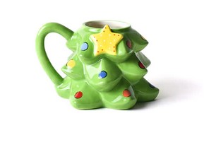 Christmas Tree Shaped Mug
