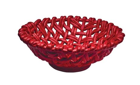 Round Basket Red