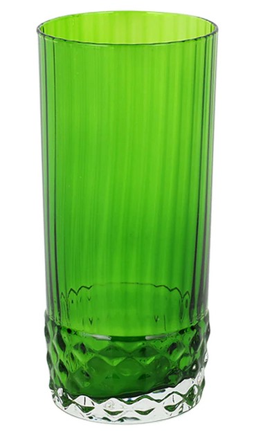 Deco Dark Green Tall Tumbler Set of 4