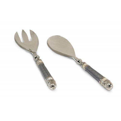 Classic Tahitian Pearl Salad Serve Set