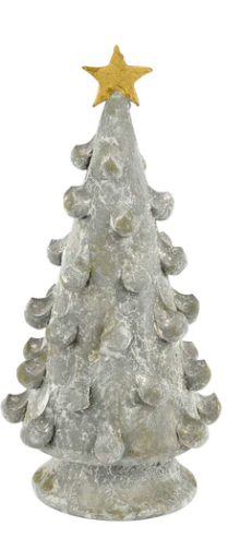 Foresta Gray Medium Tree with Gold Star