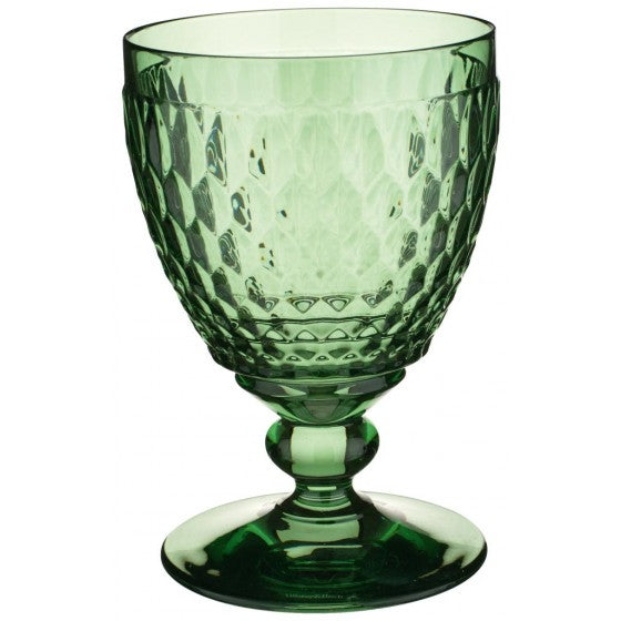 Boston Coloured Goblet Green