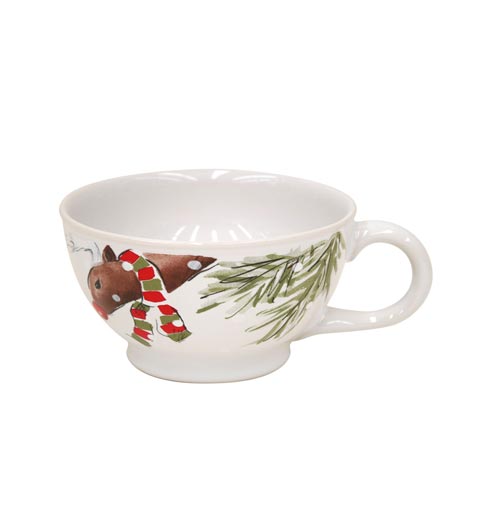 Deer Friends Jumbo Mug White Set of 2