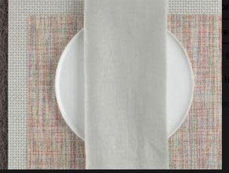 Linen Napkin 21x21 Bone Set of 3