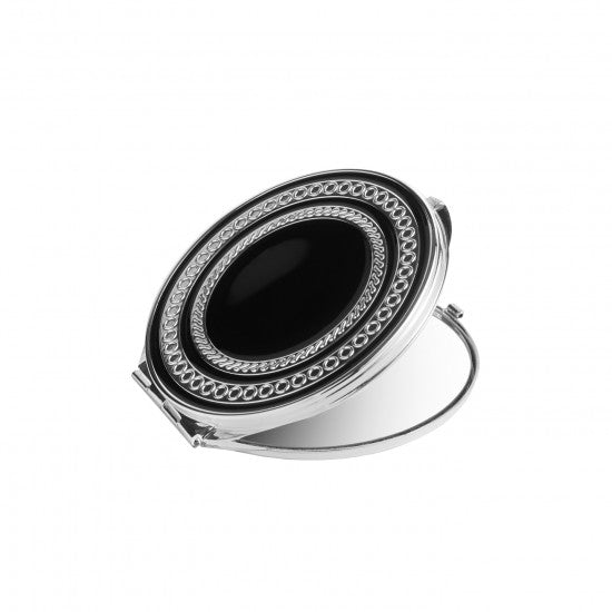 With Love Noir Compact Mirror