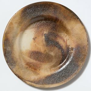 Earth Glass Rimmed Service Plate/Charger