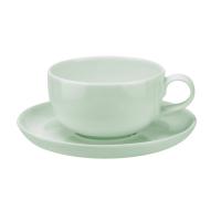 Choices Green Teacup and Saucer Set of 2