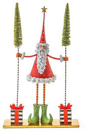 Patience Brewster Santa Gift Tree Figure