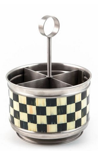 Courtly Check Supper Club Flateware Caddy