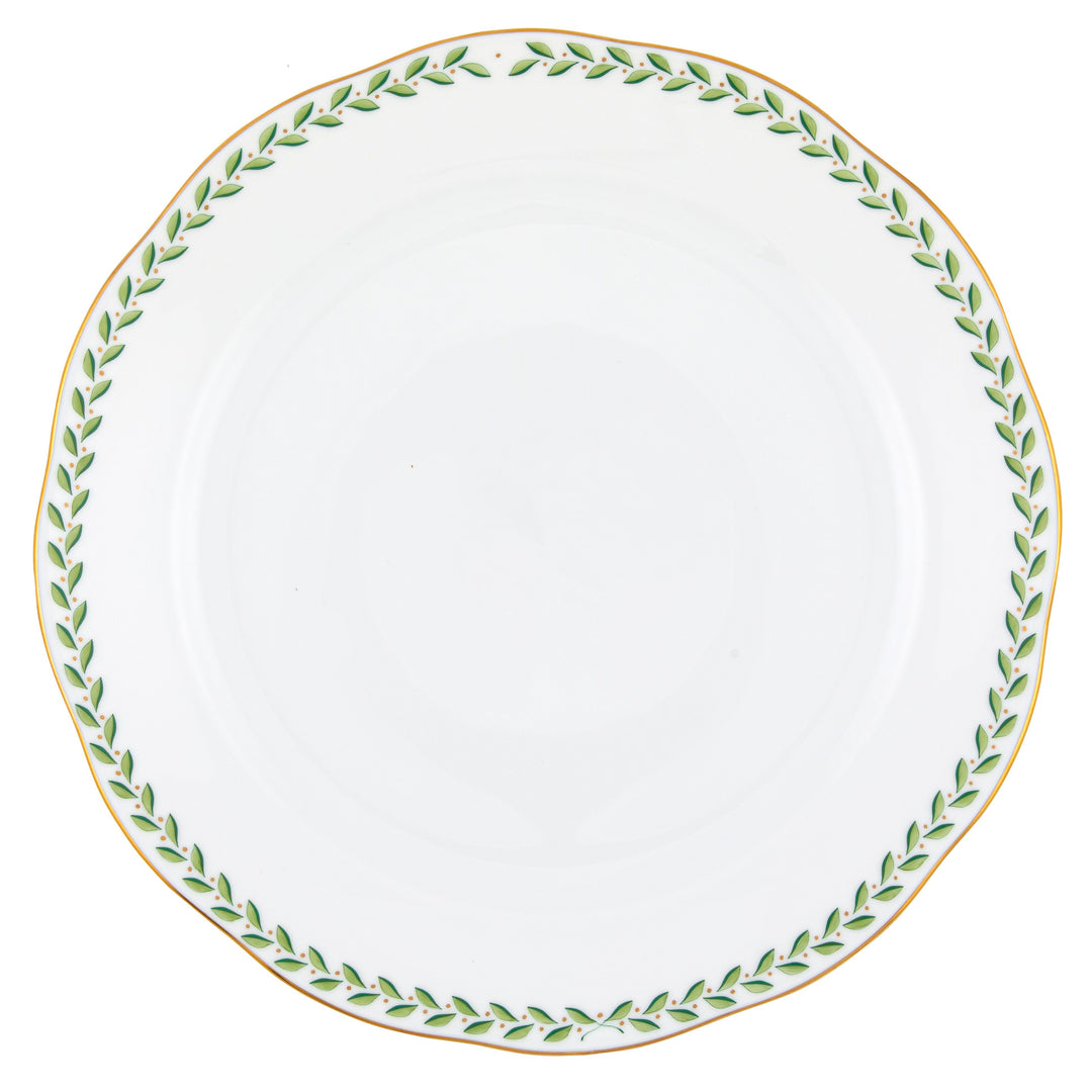 Green Laurel Dinner Plate
