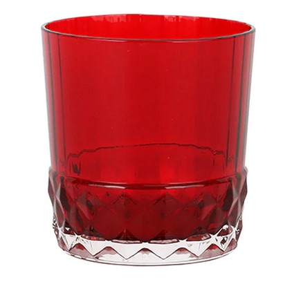 Deco Red Short Tumbler Set of 7
