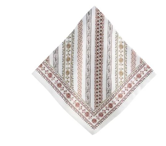Seville Stripe Napkin- Natural