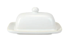 Chroma White Butter Dish