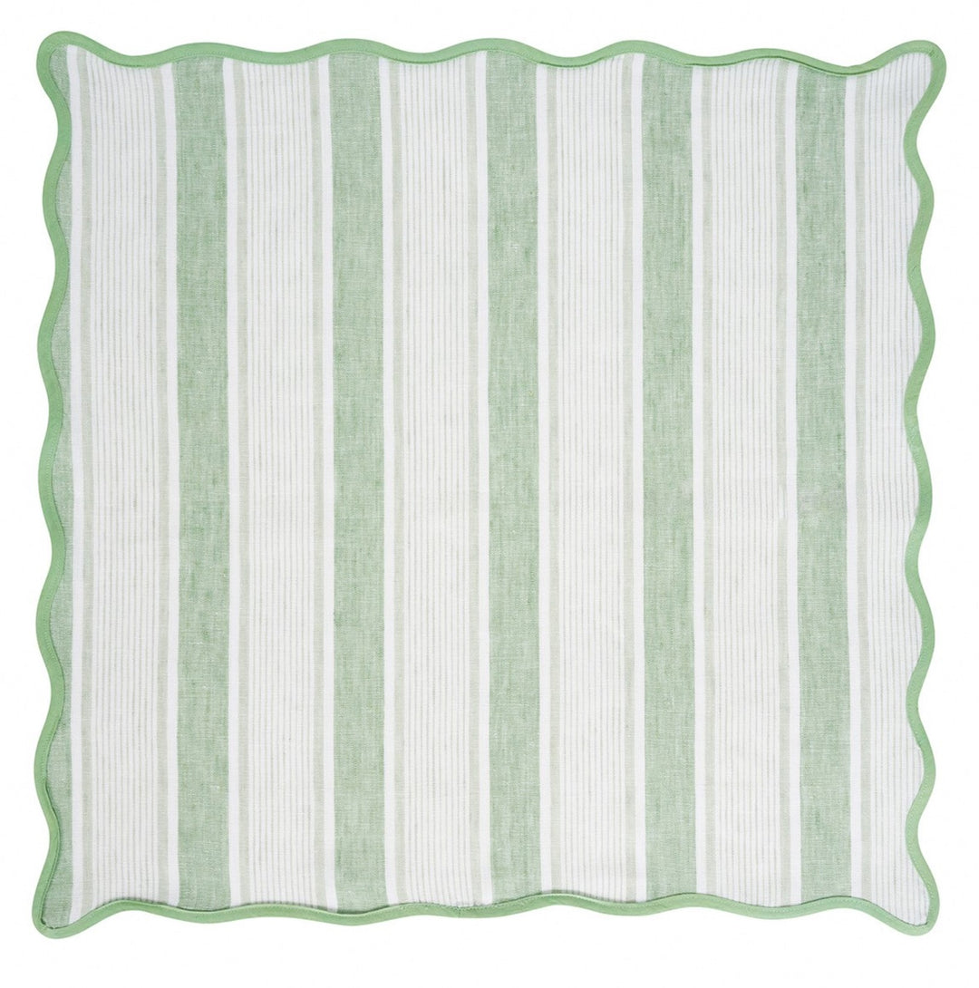 Cabana Stripe Napkin Seagrass