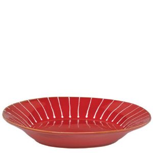 Rosso Vecchio Dot Serving Bowl