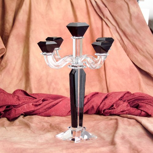 B/W 5-arm Candelabrum