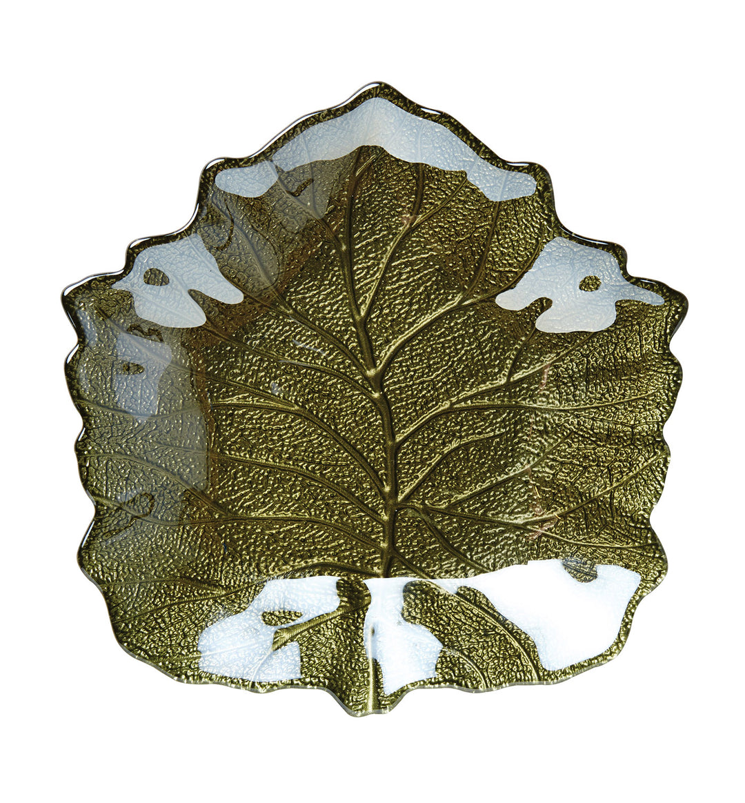 Elm Leaf Small Sage Plate Set of 7