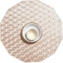 Pressed Kaleidoscope Placemat Pink Champage SEt of 8