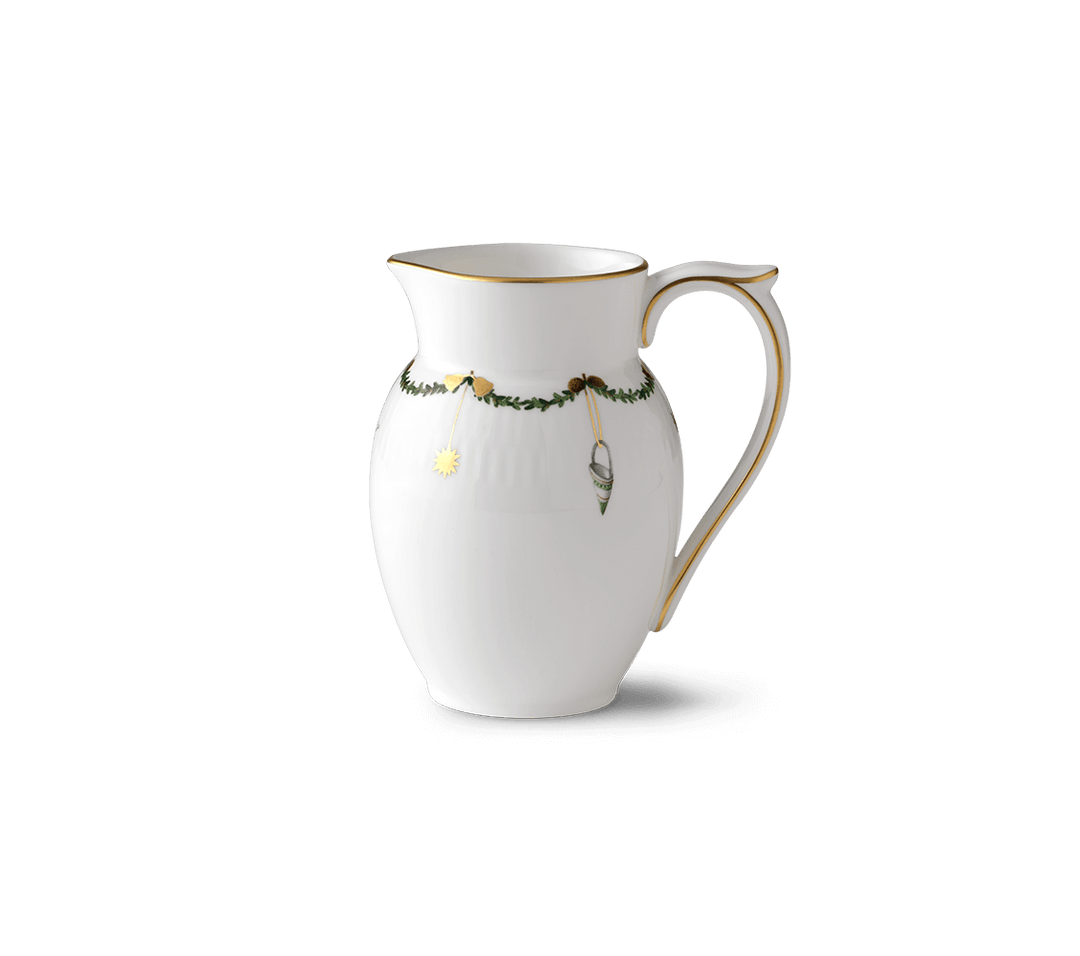 RC Star Fluted Christmas Creamer