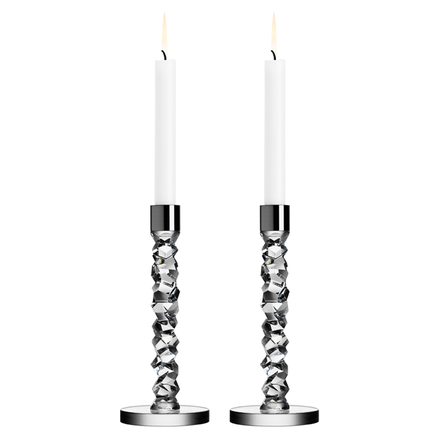 Carat Candlestick Md Set/2