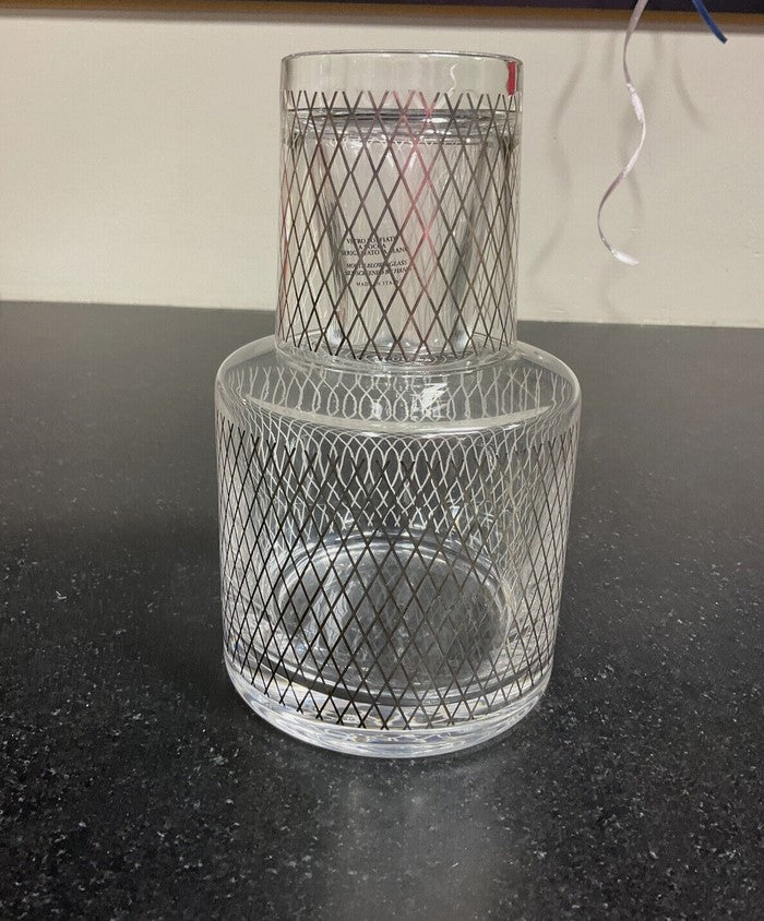 David H Night Bedside Bottle and Glass Set