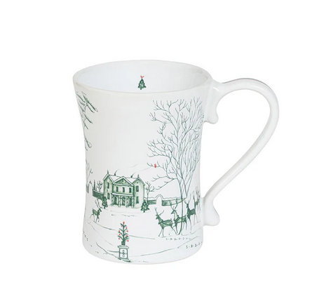 Country Estate Winter Frolic Mug - Evergreen