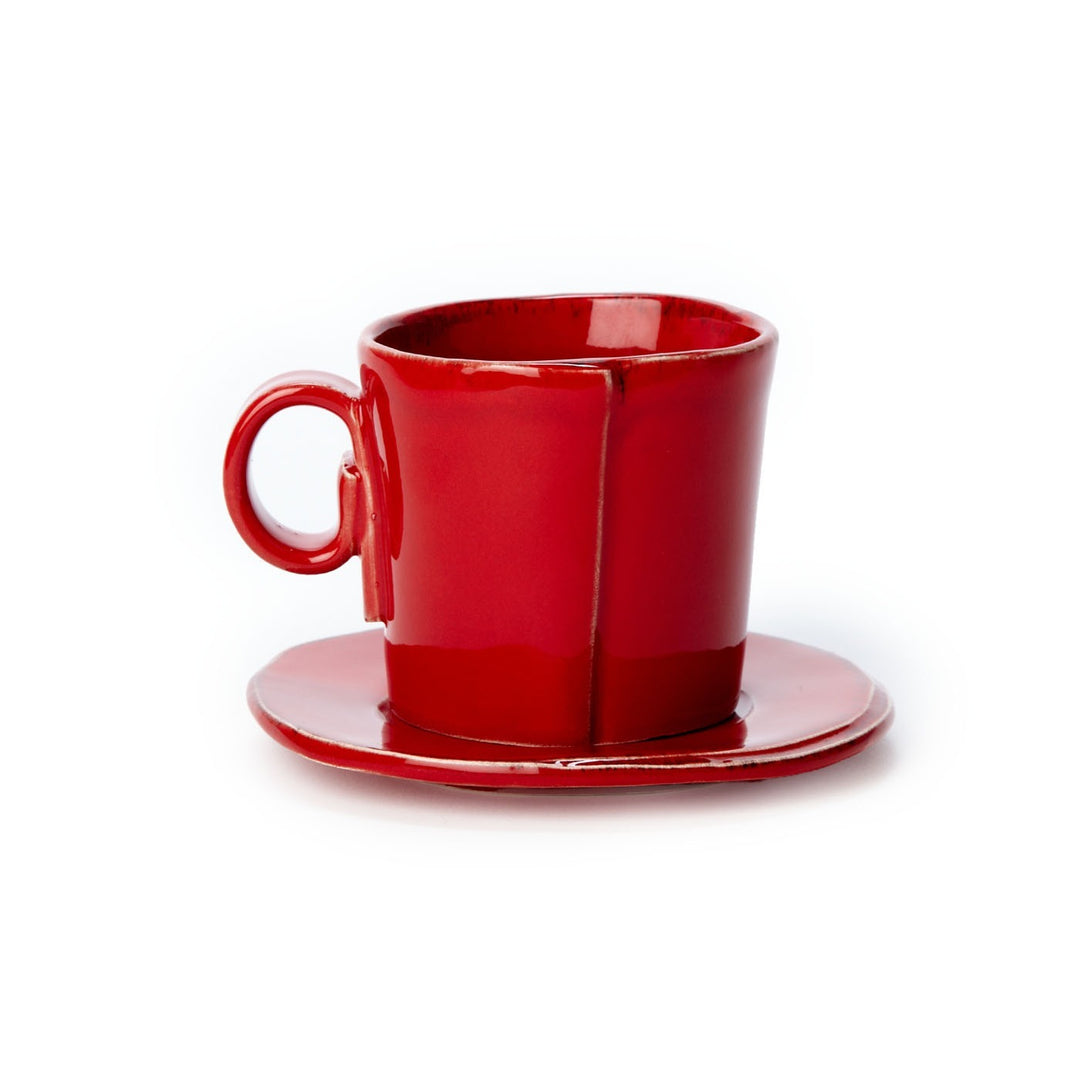 Lastra Red Espresso Cup & Saucer