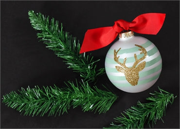 Coton Colors Glitter Deer Ornament