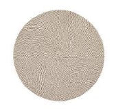 Round Rattan Weave Placemat Black