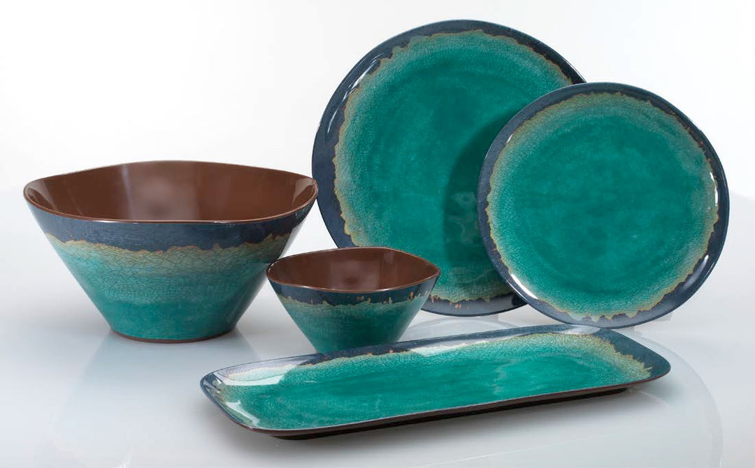 Natural Elements 9" Turquoise Plate