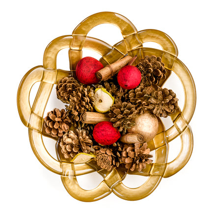 Basket Bowl Gold Large
