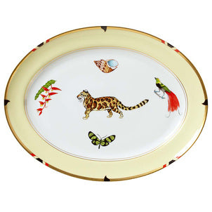 Lynn Chase Exotica Oval Platter
