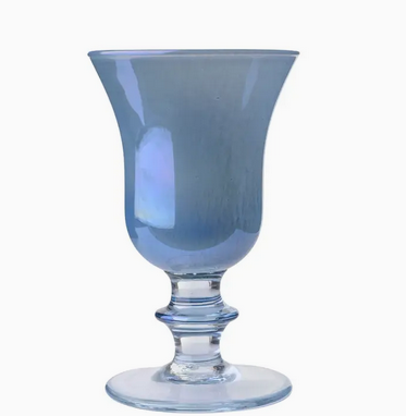 Rialto Water/Wine Glass Finezza Blue Set of 4