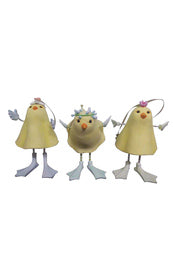 Patience Brewster Marshmallow Chick Ornaments Set/3