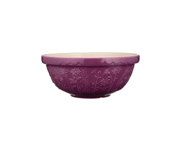 In The Meadow S18 Daisy Mixing Bowl 11" Purple