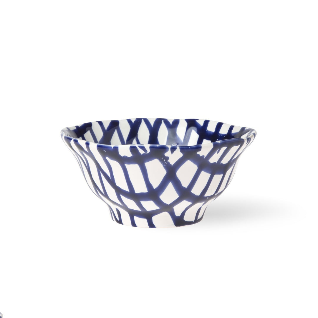 Net and Stripe Net Berry Bowl Set of 4