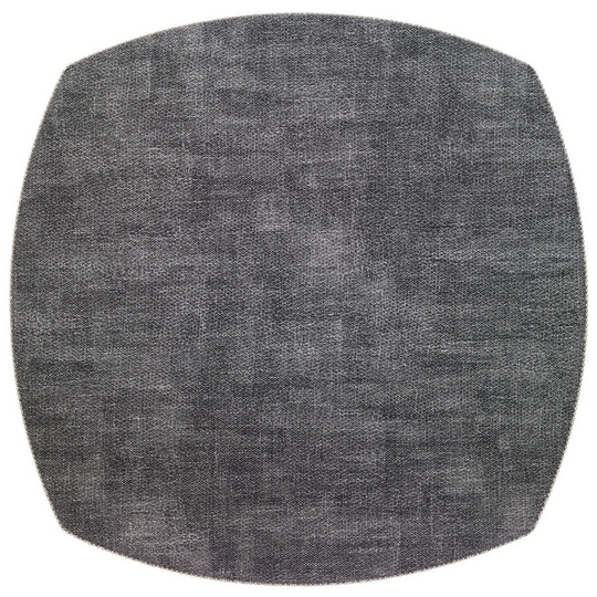 Allure Elliptical Square Placemat Smoke Set of 2