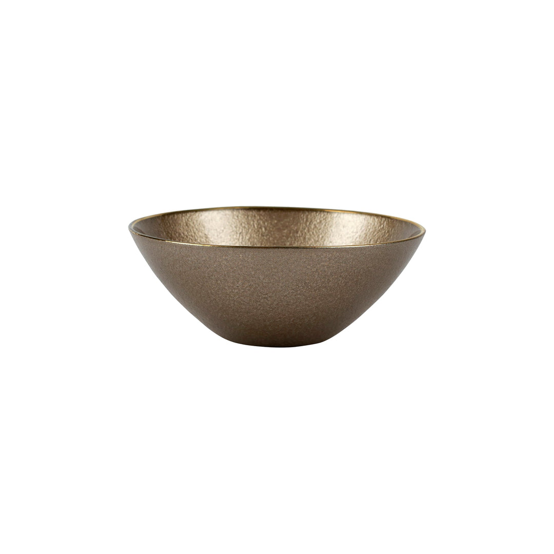 Metallic Glass Fawn Small Bowl Set of 4