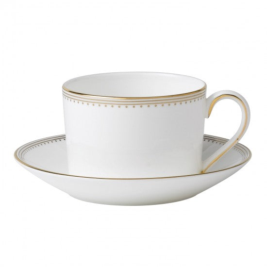 Golden Grosgrain Tea Saucer Set of 2