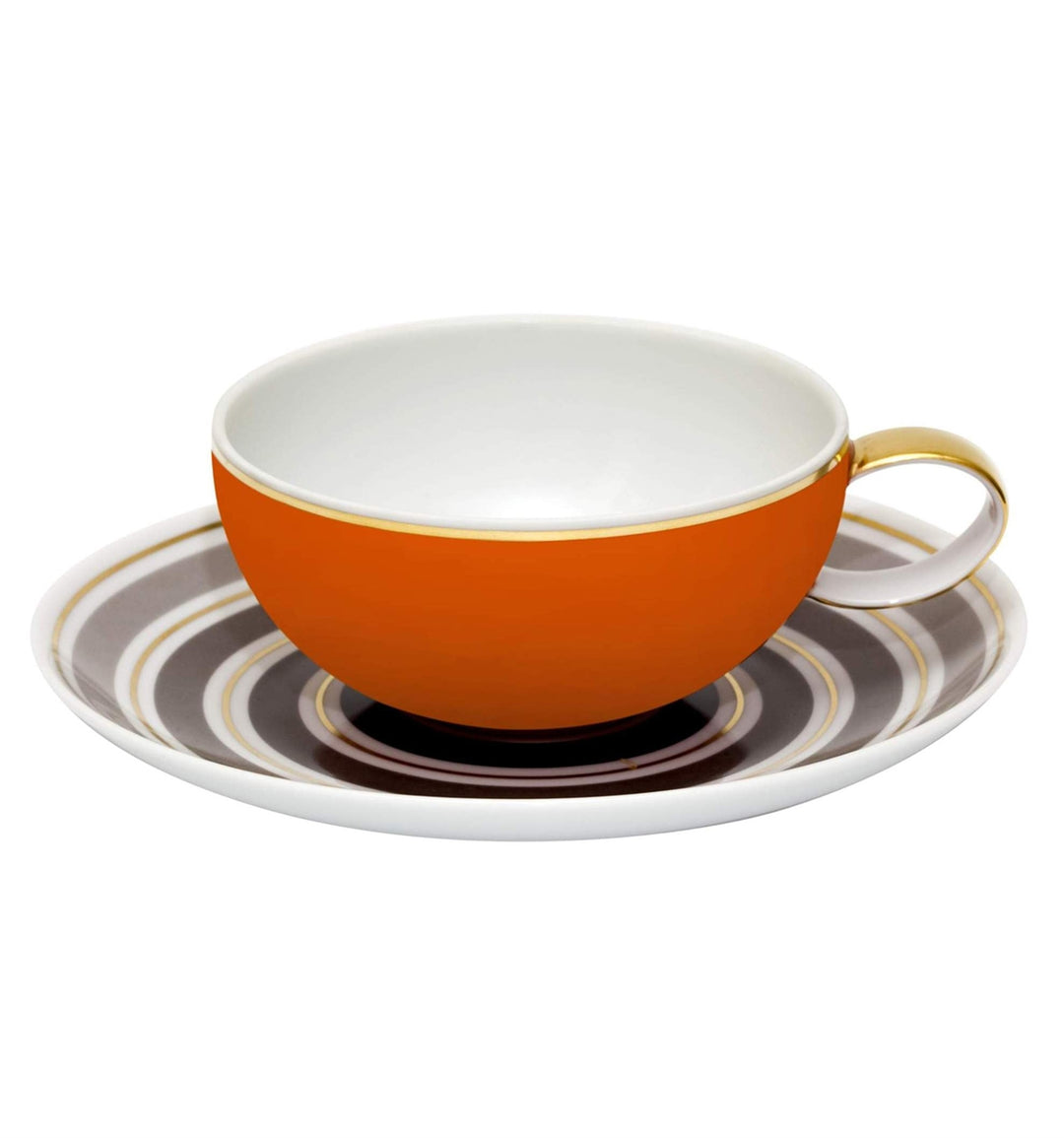 Casablanca Tea Cup & Saucer Set of 4