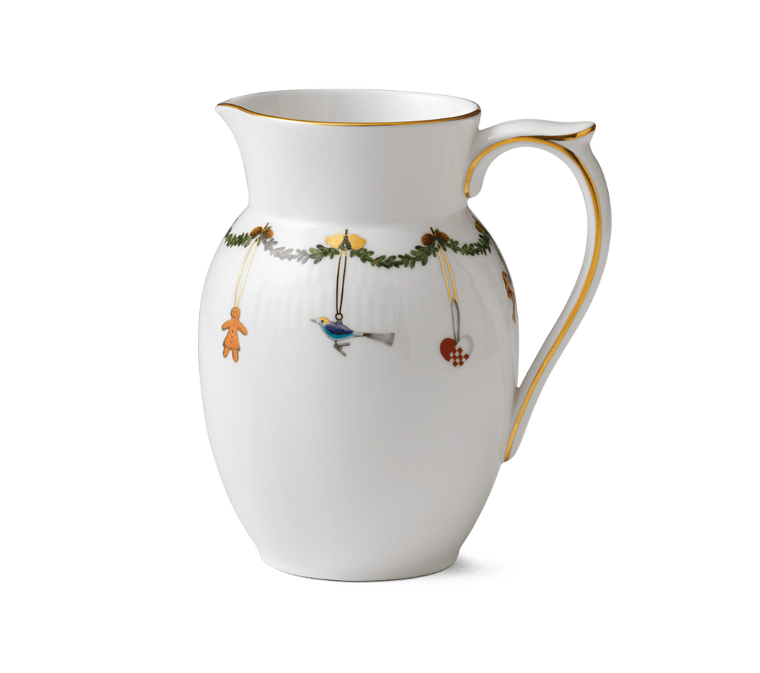 RC Star Fluted Christmas Jug 1.5pt