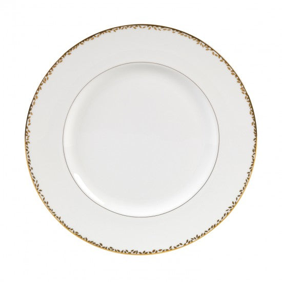 Gilded Leaf Dinner, Tea Cup, & Tea Saucer
