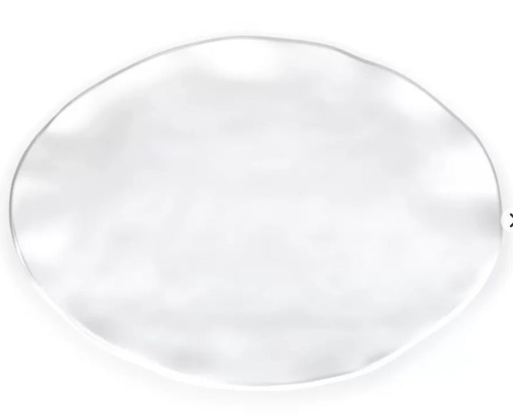 Q Ruffle Oval Platter LG 18 x 13