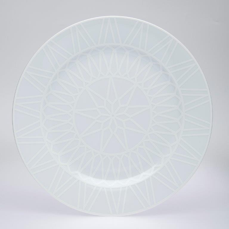 White Star Charger Plate