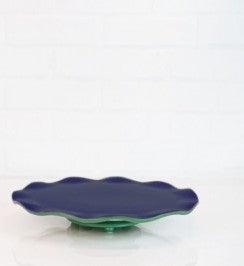 Ruffle Topper - Navy 9 inch