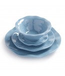 Ruffle Mist Blue Salad Set of 4