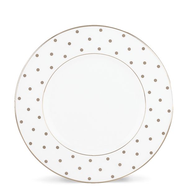 Kate Spade Larabee Road Accent Plate Platinum Set of 5