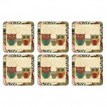 Spice Road Coasters S/6